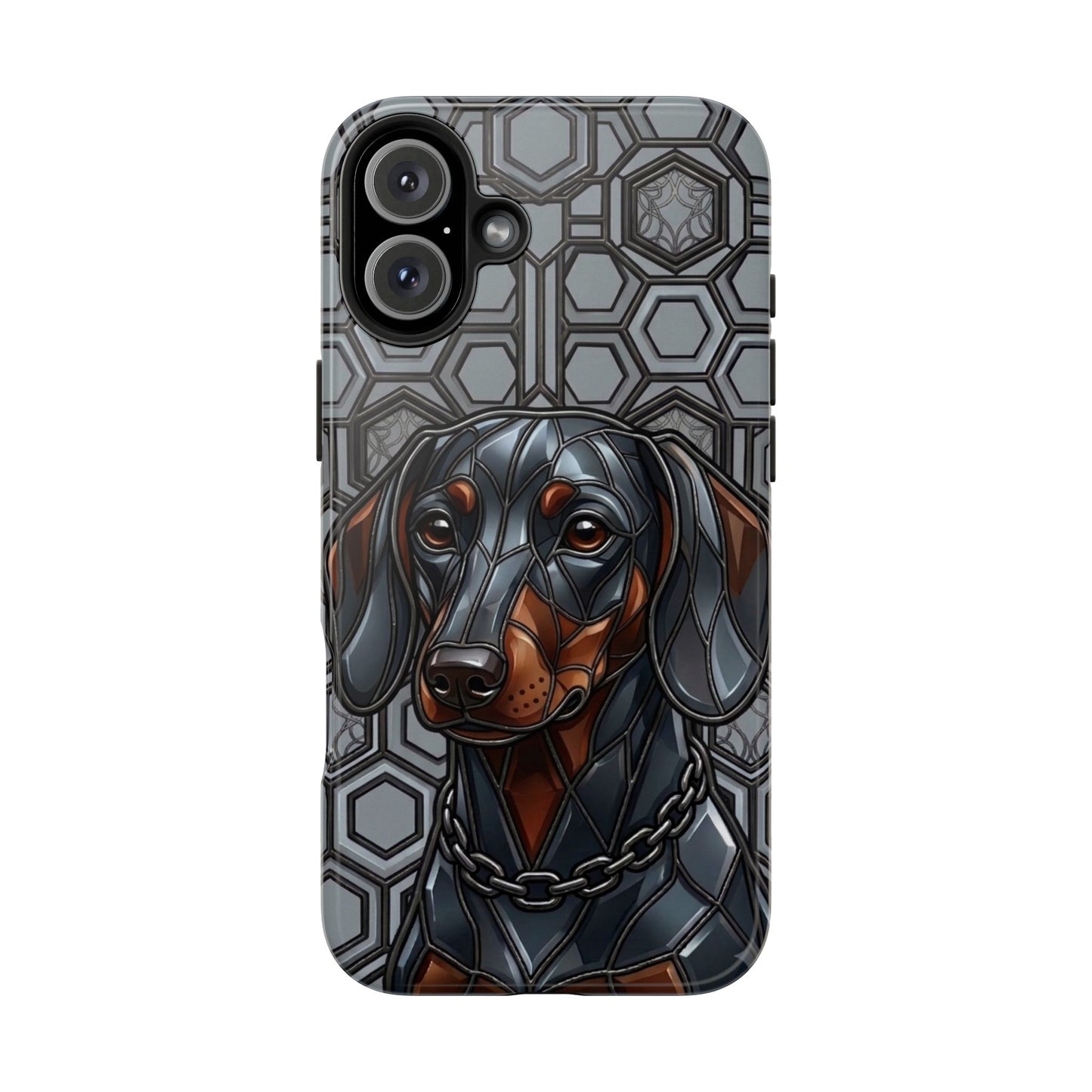 Dachshund Stained Glass Style Tough Case