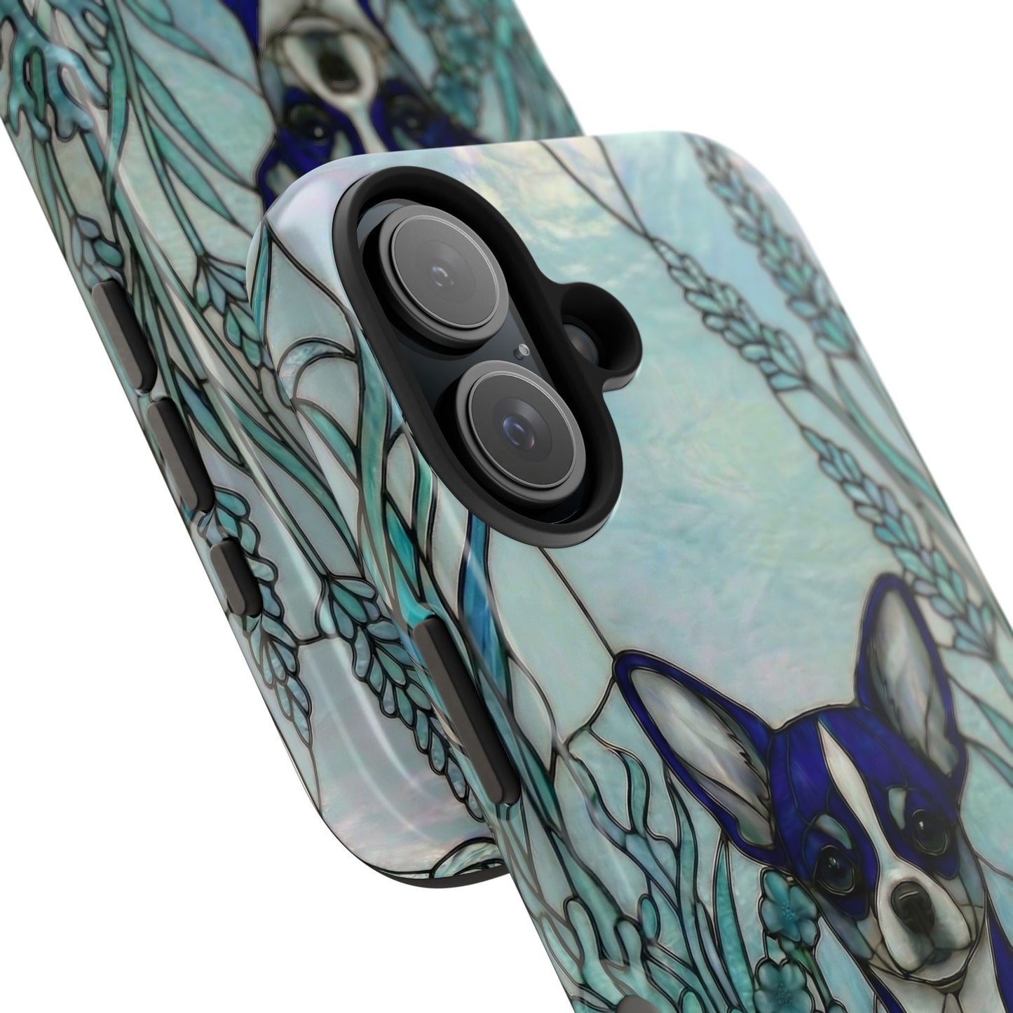 Chihuahua Stained Glass Style Tough Case — Alert & True Theme