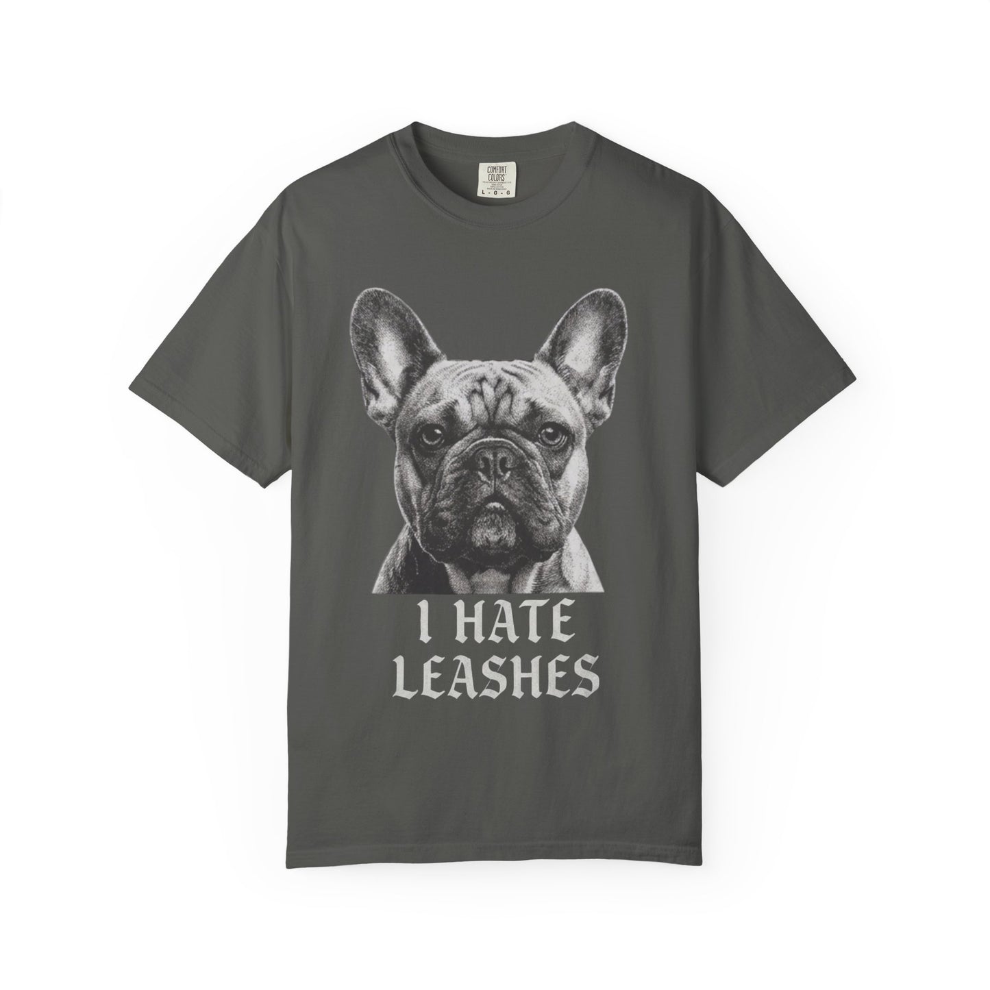 Gray t-shirt with a cat graphic giving a thumbs-up on a white background