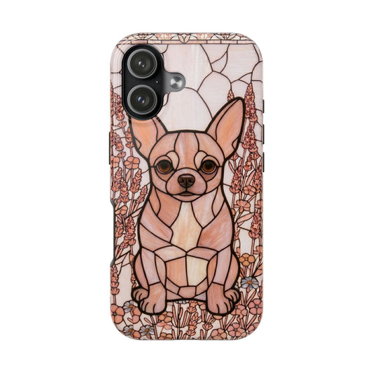 Chihuahua Stained Glass Style Tough Case — Blush & Grace Theme