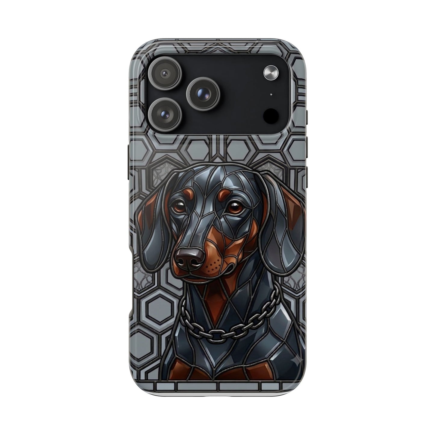 Dachshund Stained Glass Style Tough Case