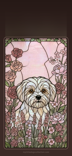 Maltese wallpaper, Rose Garden