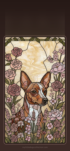 Mini Pinscher wallpaper, Rose Garden