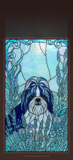 Shih Tzu wallpaper, Ocean Blue