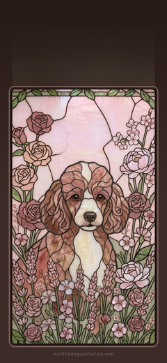 Toy Poodle wallpaper, Rose Garden