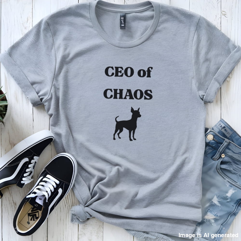 CEO of CHAOS Unisex Premium Tee - Athletic Heather / S - T-SHIRTS
