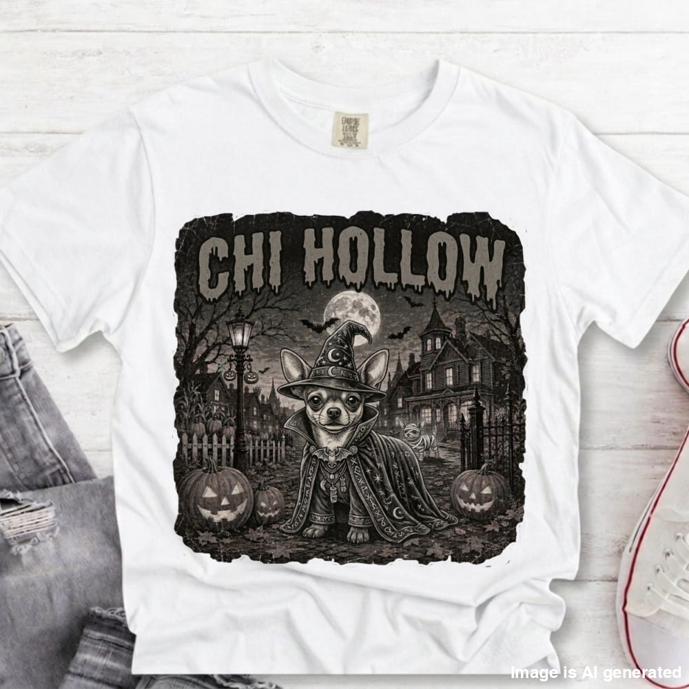 Chi Hollow Wizard Premium Tee - White / S - T-SHIRTS