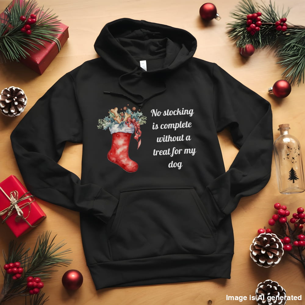 Christmas Stocking Unisex Premium Hoodie Dog Lover Gift - Black / S - HOODIES