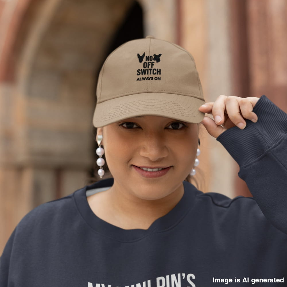 Funny Dad Cap No Off Switch - Khaki / One size - Hats
