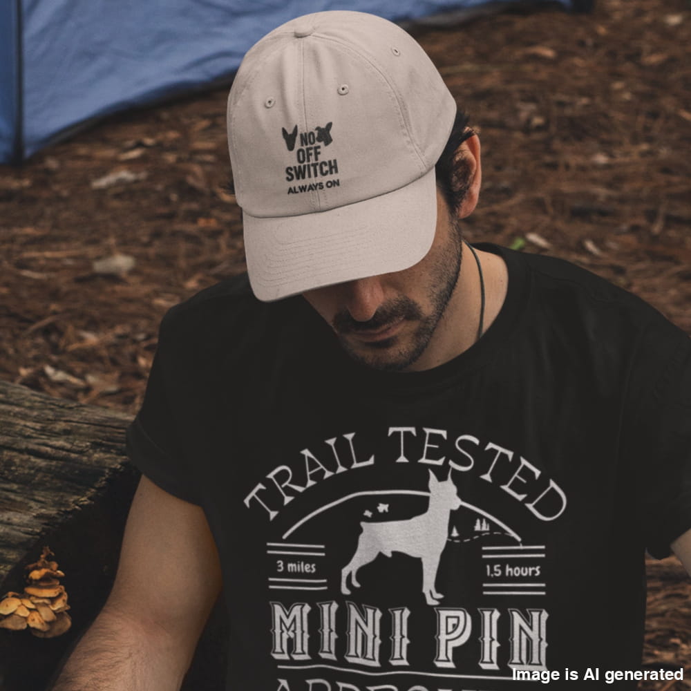 Funny Dad Cap No Off Switch - Stone / One size - Hats