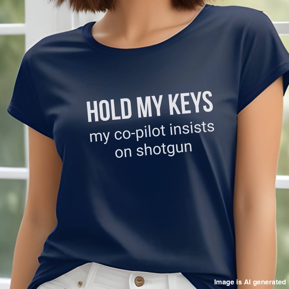 Funny Dog Lover Unisex Tee - Hold My Keys Gift for Dog Lovers - Navy / S - T-SHIRTS