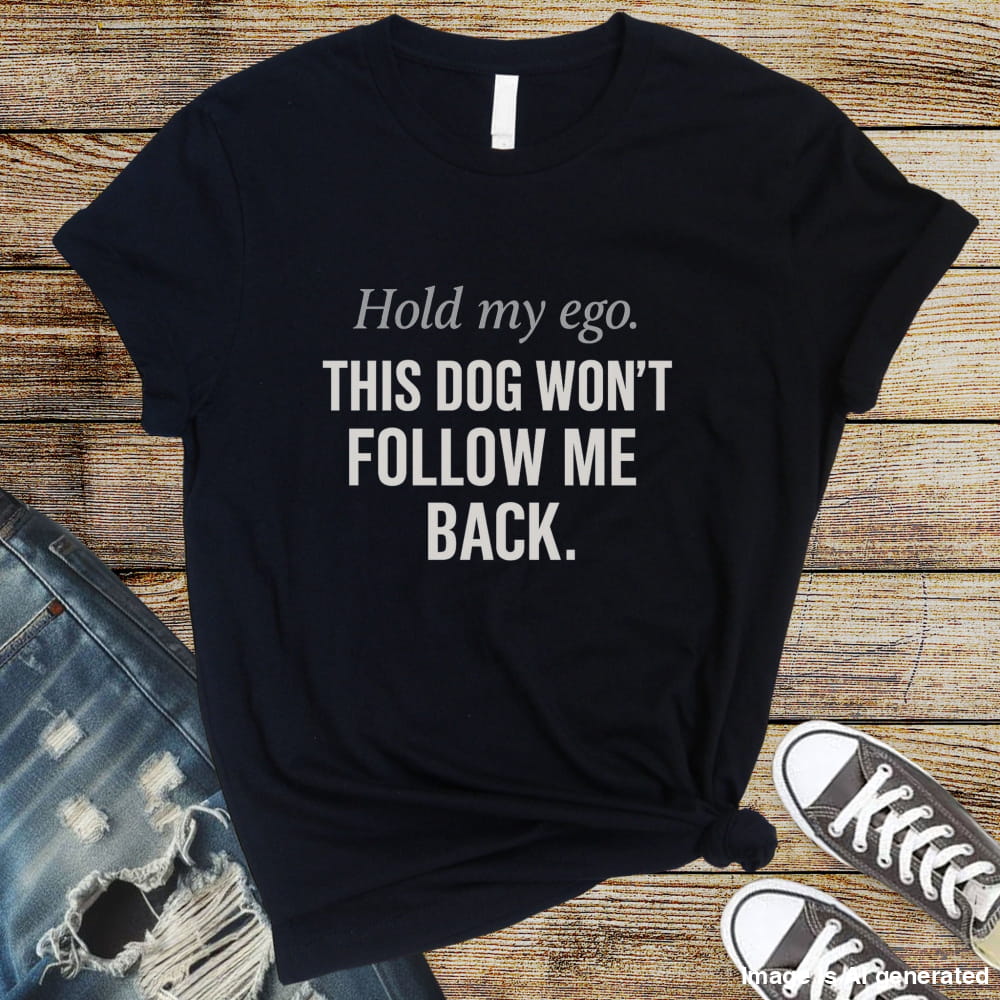 Funny Unisex Premium Tee Hold my Ego - T-SHIRTS