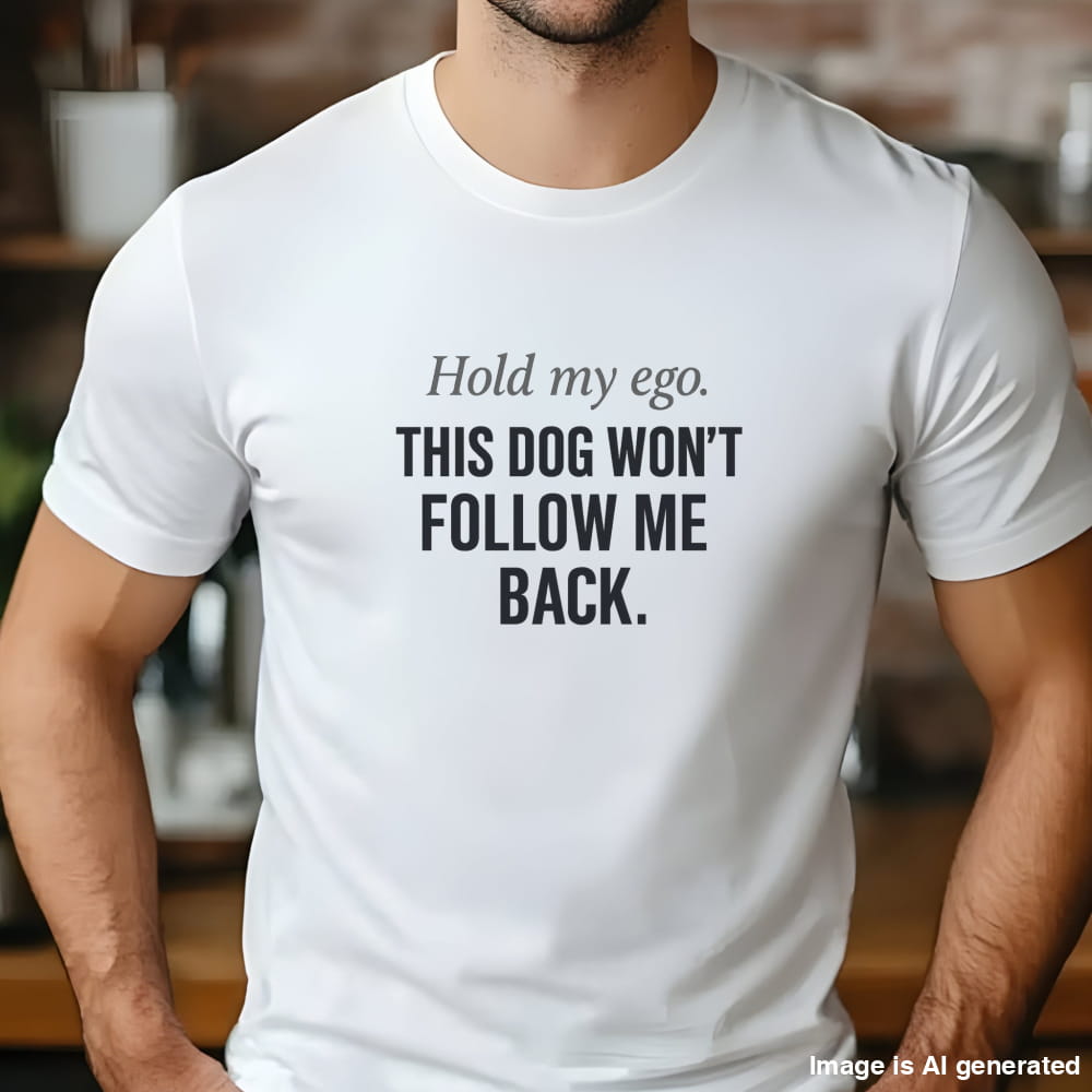 Funny Unisex Premium Tee Hold my Ego - White / S - T-SHIRTS