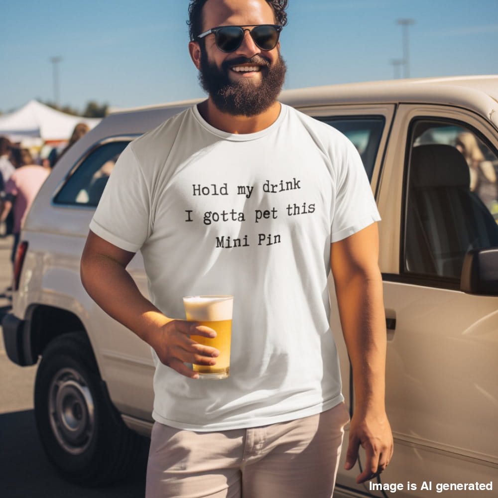 Hold my drink Unisex Premium Tee - White / S - T-SHIRTS