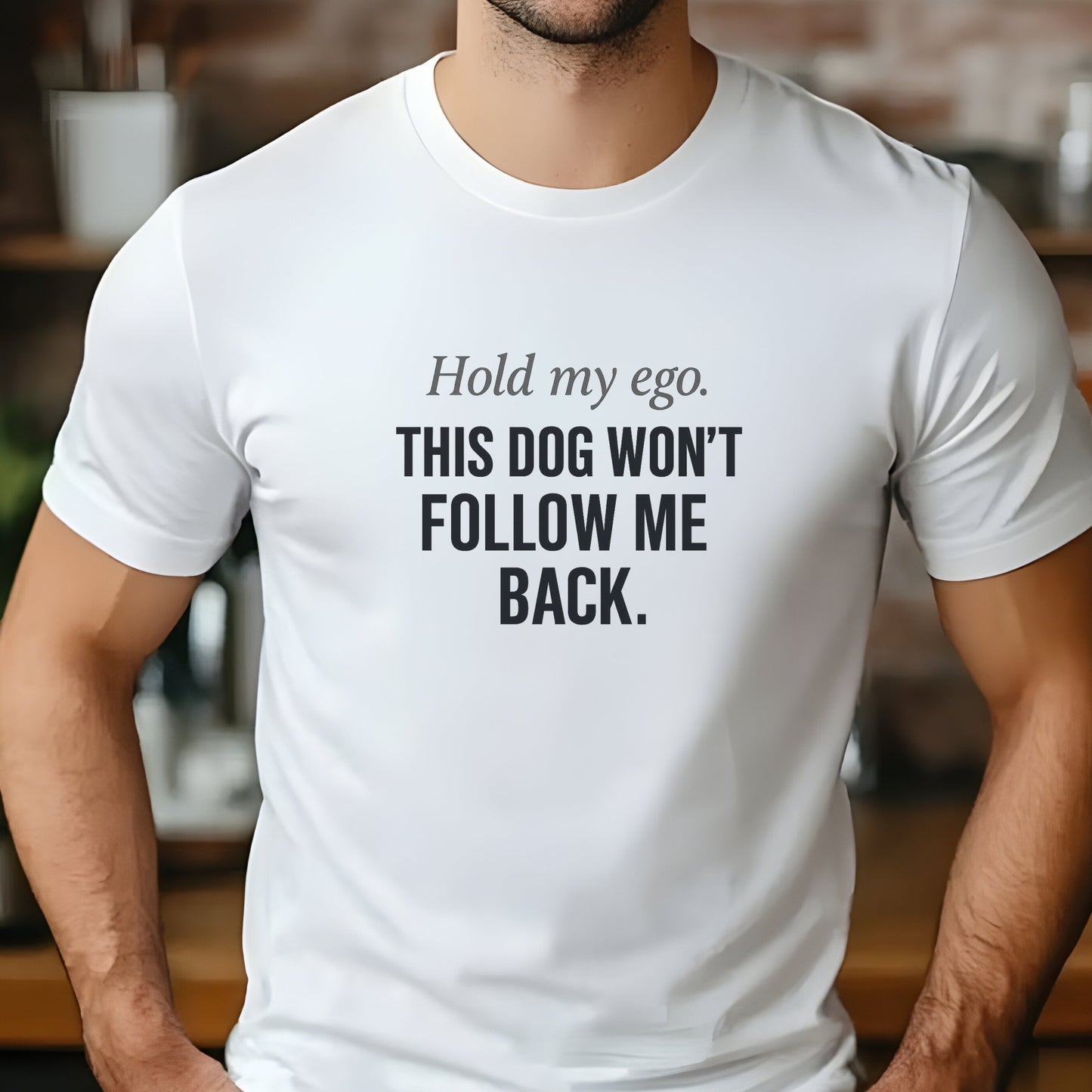 Funny Unisex Premium Tee Hold my Ego