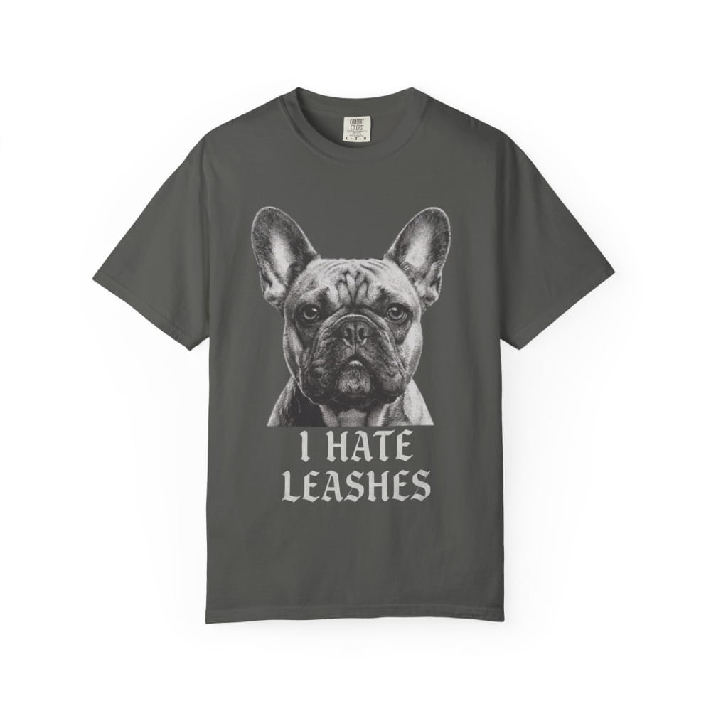 Gray t-shirt with a cat graphic giving a thumbs-up on a white background