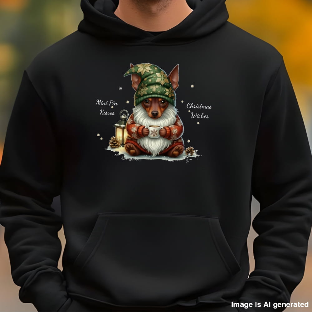 Magical Mini Pinscher Christmas Gnome Unisex Premium Hoodie - HOODIES