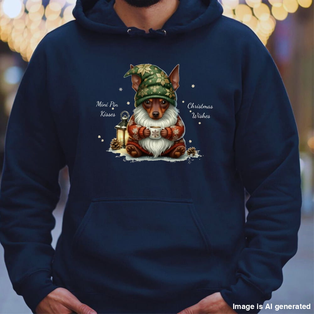 Magical Mini Pinscher Christmas Gnome Unisex Premium Hoodie - HOODIES