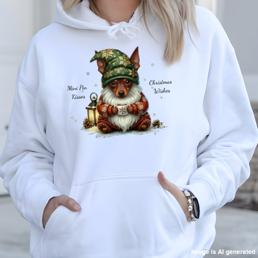 Magical Mini Pinscher Christmas Gnome Unisex Premium Hoodie - HOODIES