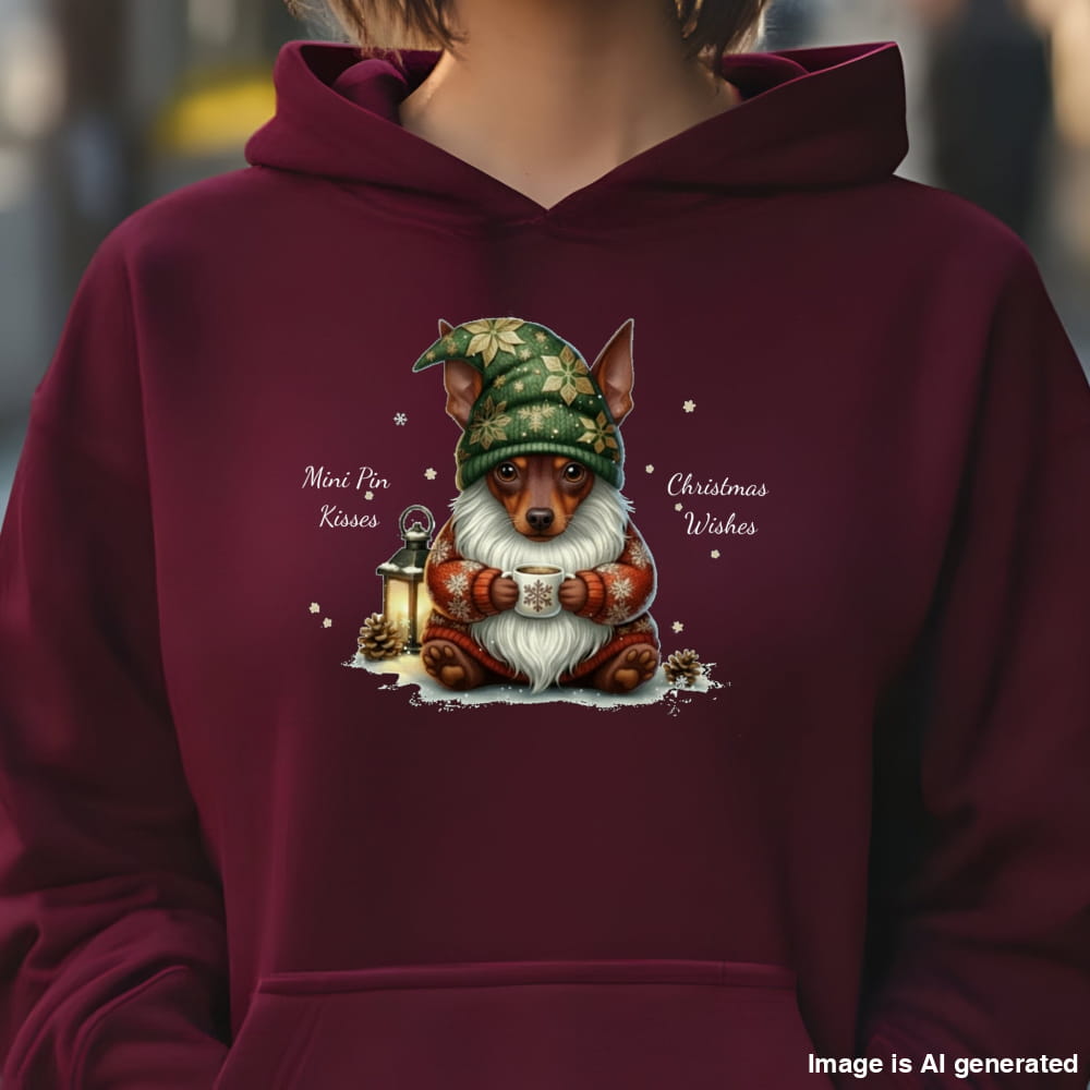 Magical Mini Pinscher Christmas Gnome Unisex Premium Hoodie - HOODIES