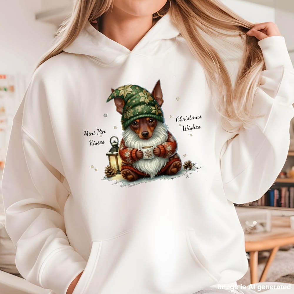 Magical Mini Pinscher Christmas Gnome Unisex Premium Hoodie - HOODIES