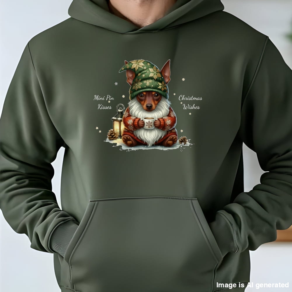 Magical Mini Pinscher Christmas Gnome Unisex Premium Hoodie - HOODIES