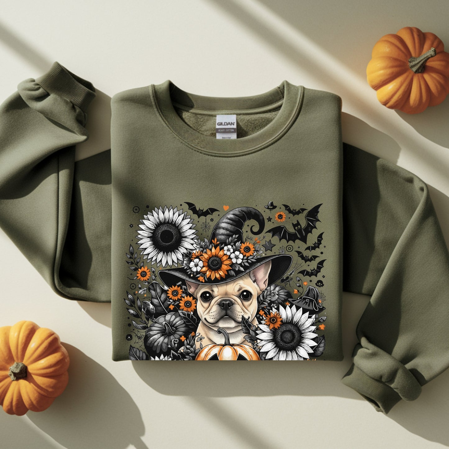 Cute to Spook – Halloween Frenchie Unisex Premium Sweatshirt