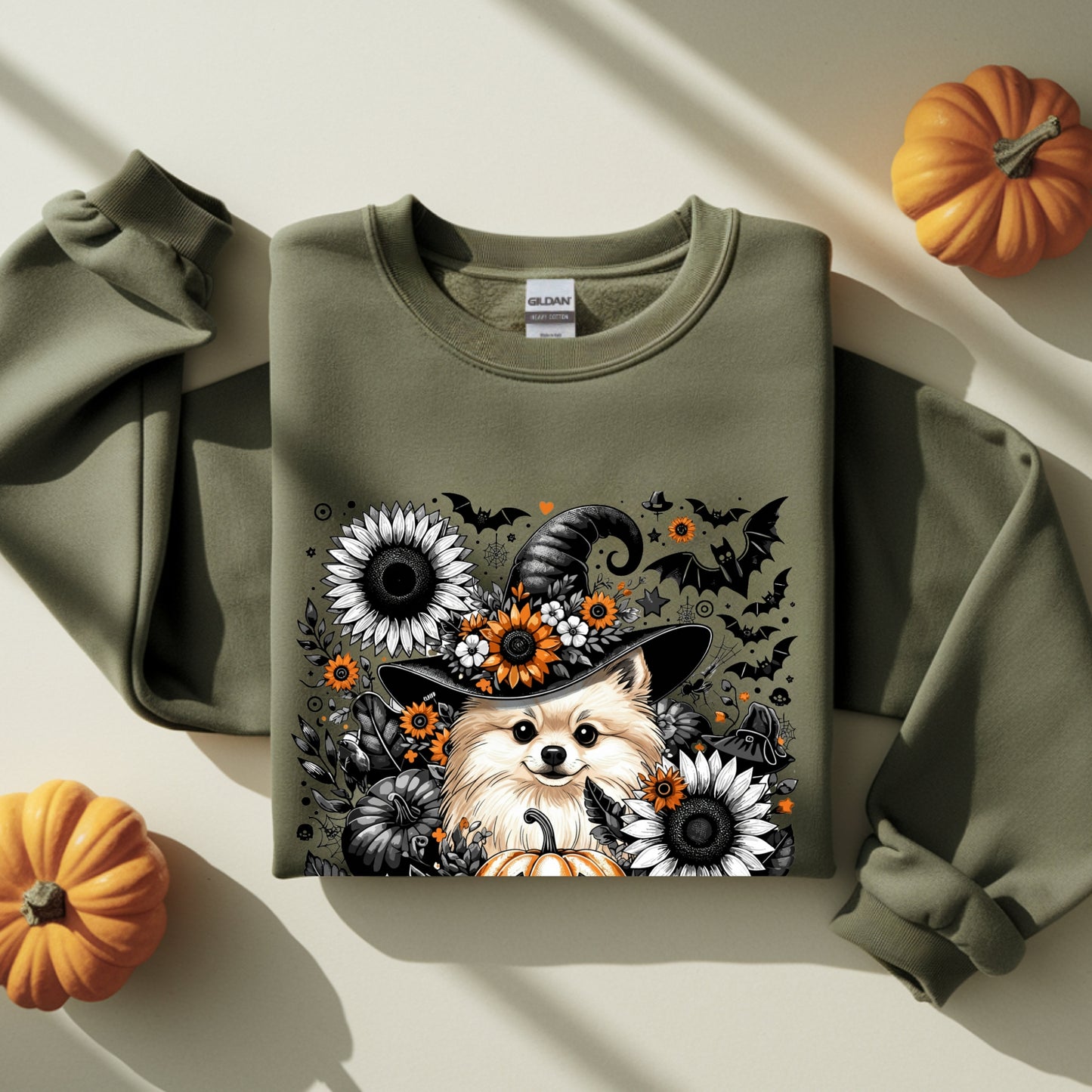 Cute to Spook – Halloween Pomeranian Unisex Premium Sweatshirt