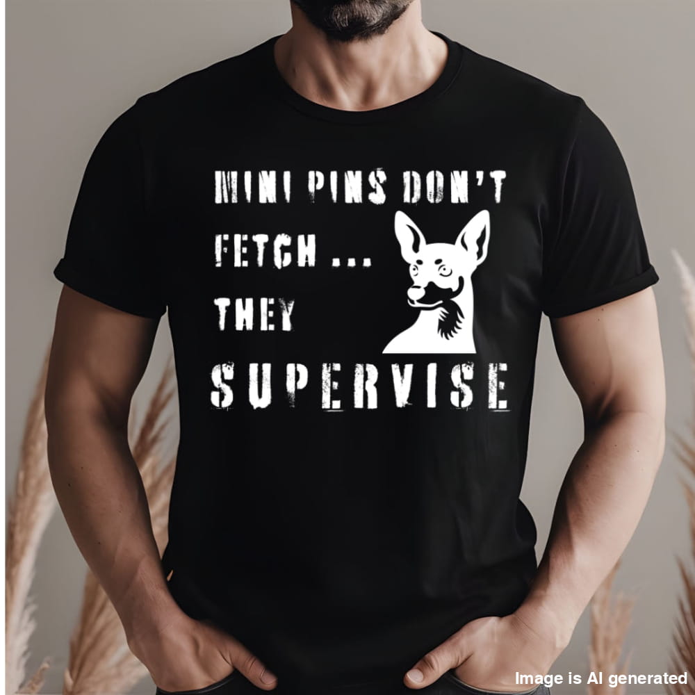Mini Pins don’t fetch Unisex Premium Tee - Black / S - T-SHIRTS