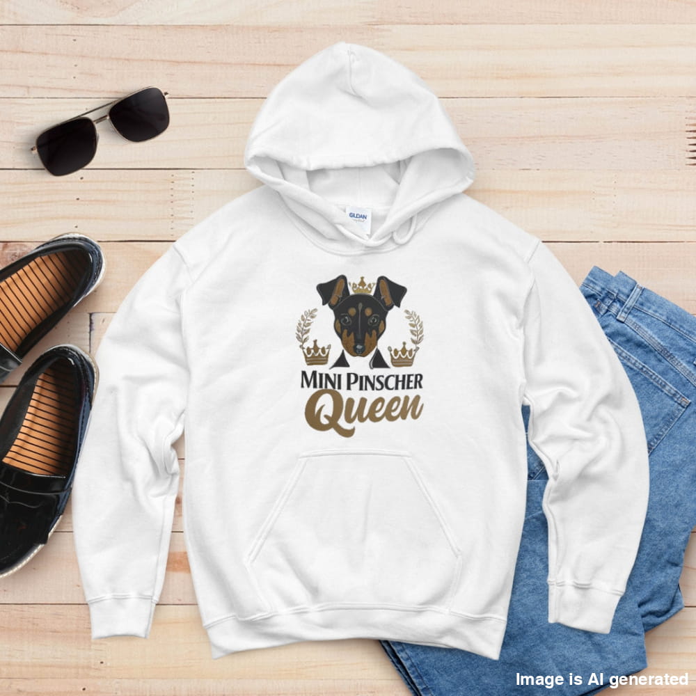 Mini Pinscher Queen Unisex Premium Hoodie - HOODIES