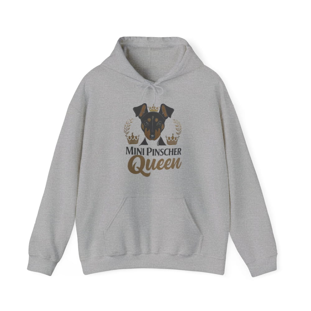 Mini Pinscher Queen Unisex Premium Hoodie - Sport Grey / S - HOODIES