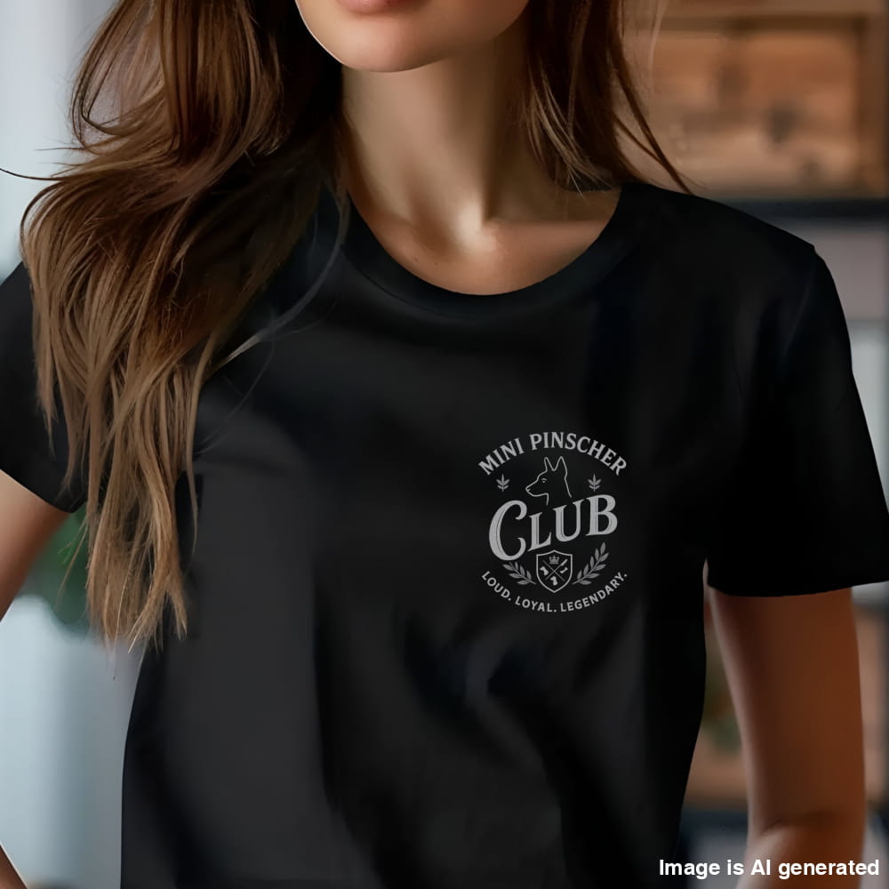 Miniature Pinscher Club Unisex Tee – Funny Dog Lover Shirt - Black / S - T-SHIRTS