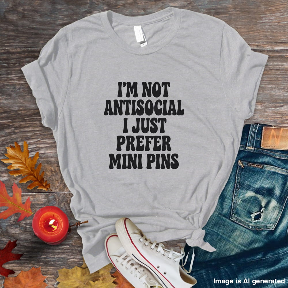 Not antisocial Unisex Premium Tee Just Prefer Tiny Dogs - Athletic Heather / S - T-SHIRTS