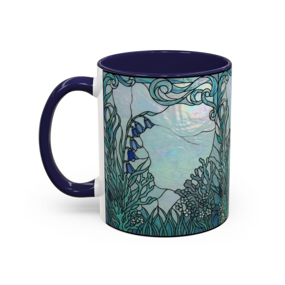 Stained Glass Style Chihuahua Coffee Mug, Alert & True Theme - Mug