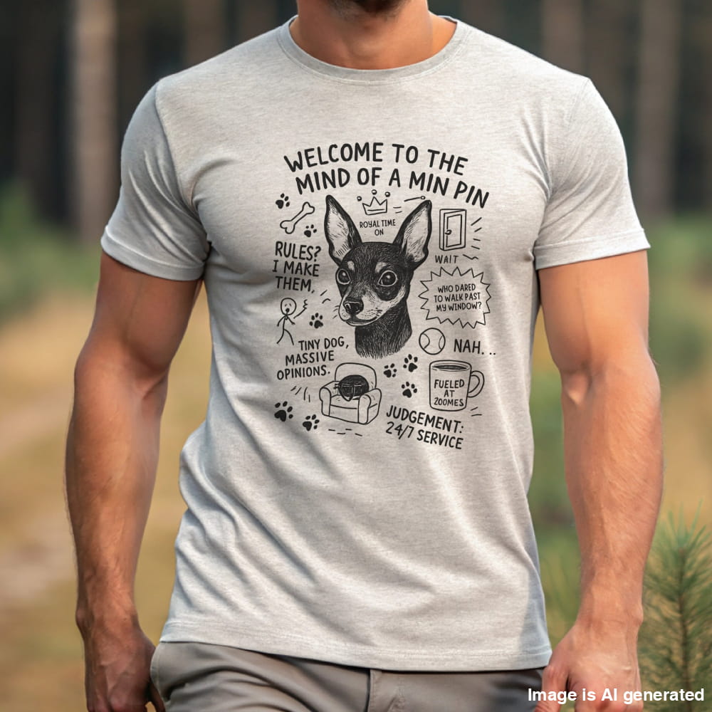 Welcome to Mini Pin Mind Unisex Premium Tee - Athletic Heather / S - T-SHIRTS