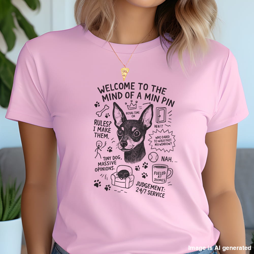 Welcome to Mini Pin Mind Unisex Premium Tee - Pink / S - T-SHIRTS