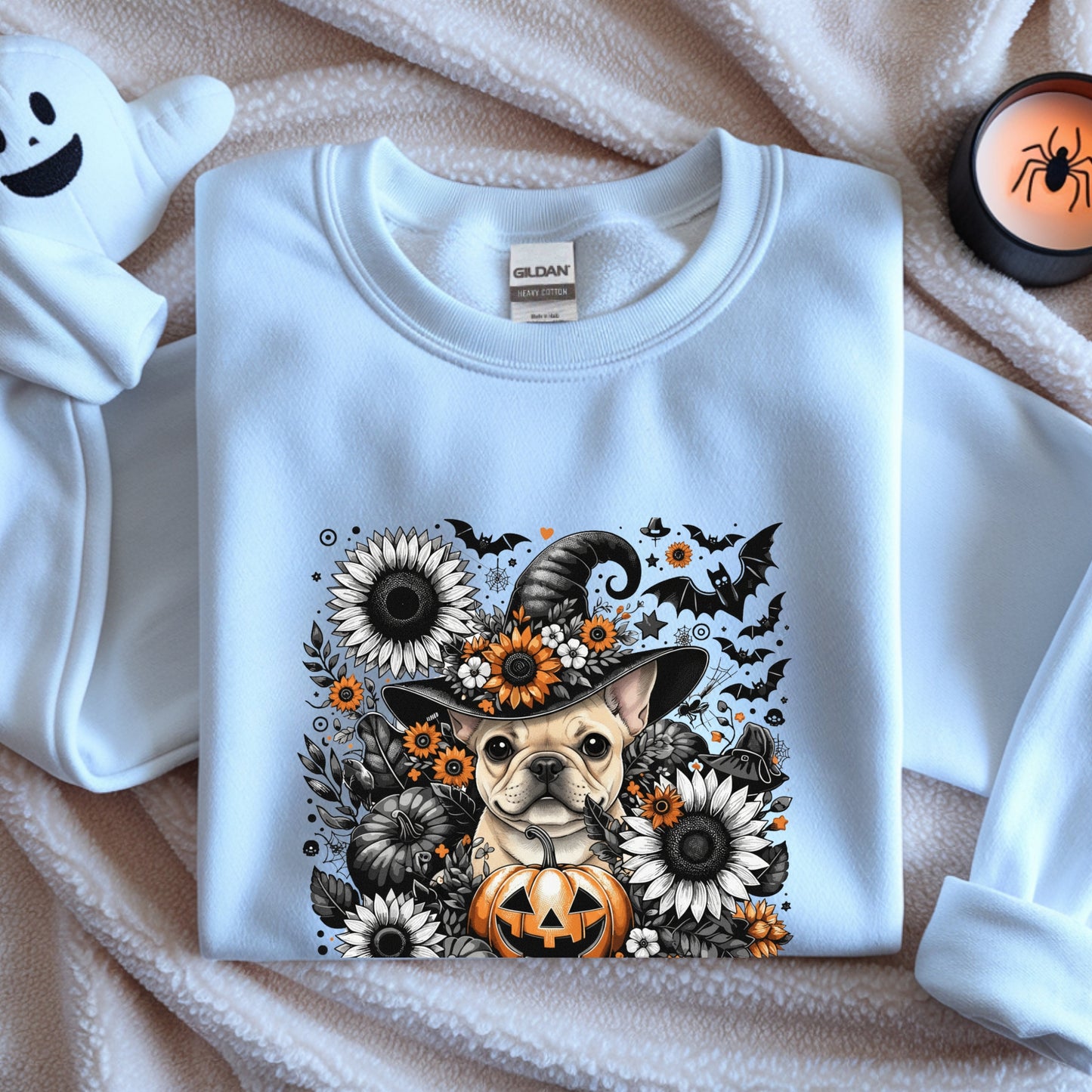 Cute to Spook – Halloween Frenchie Unisex Premium Sweatshirt